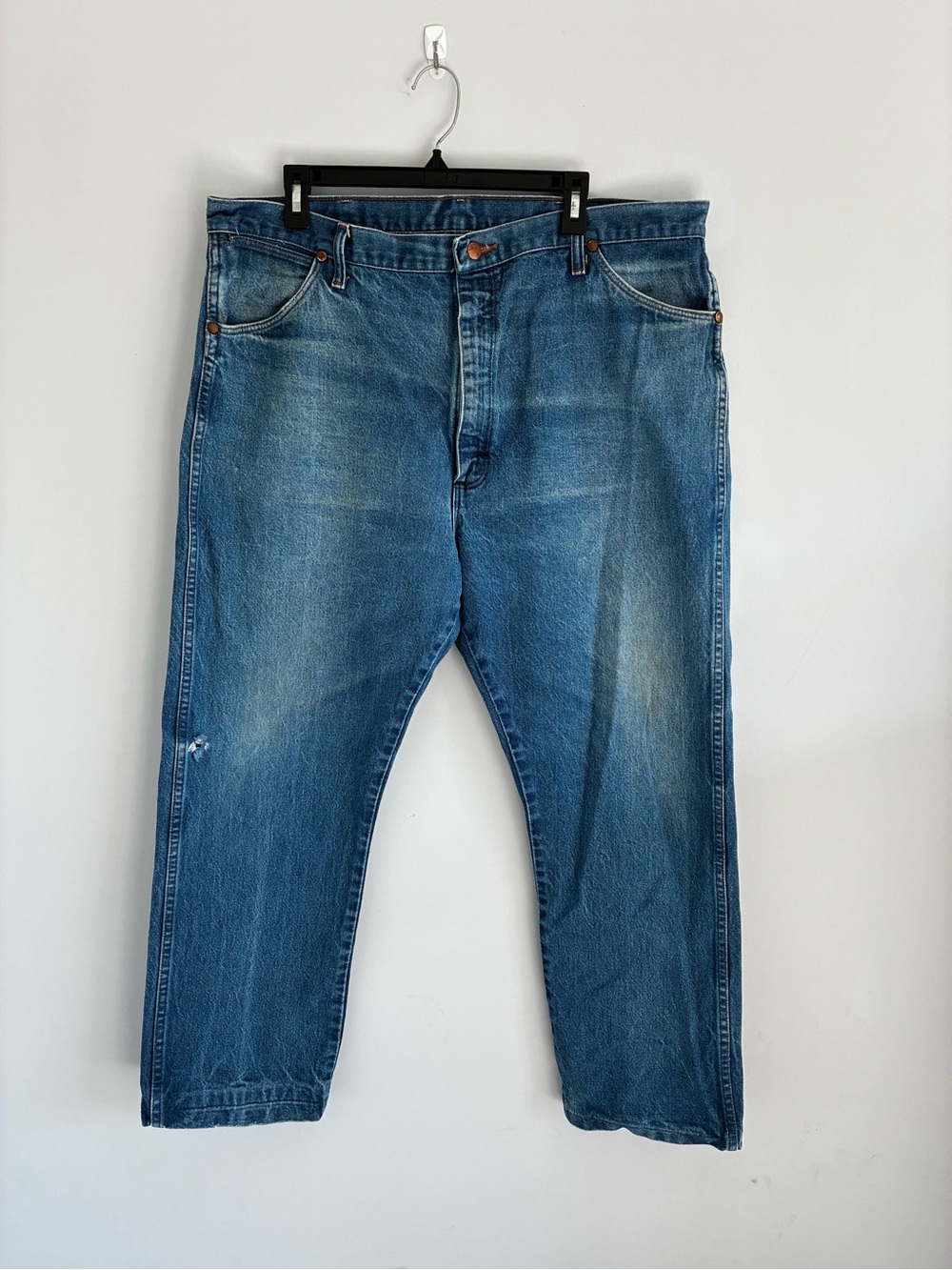 Vintage Wrangler Jeans Men's 40x28 13MWZ Blue Denim Cowboy Western *size